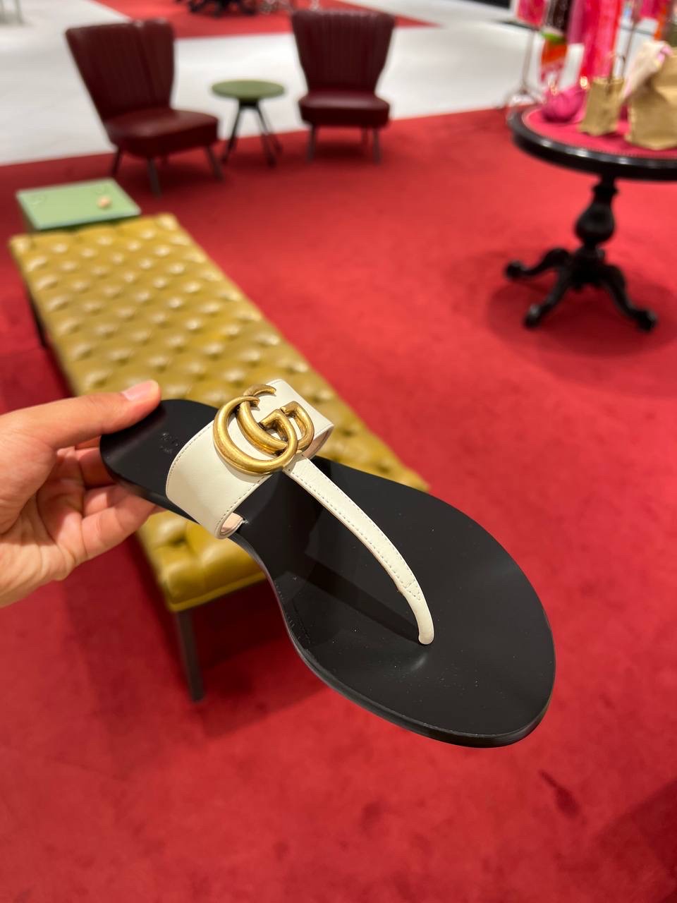 GUCCI Slides side view - Women's luxury Shoes