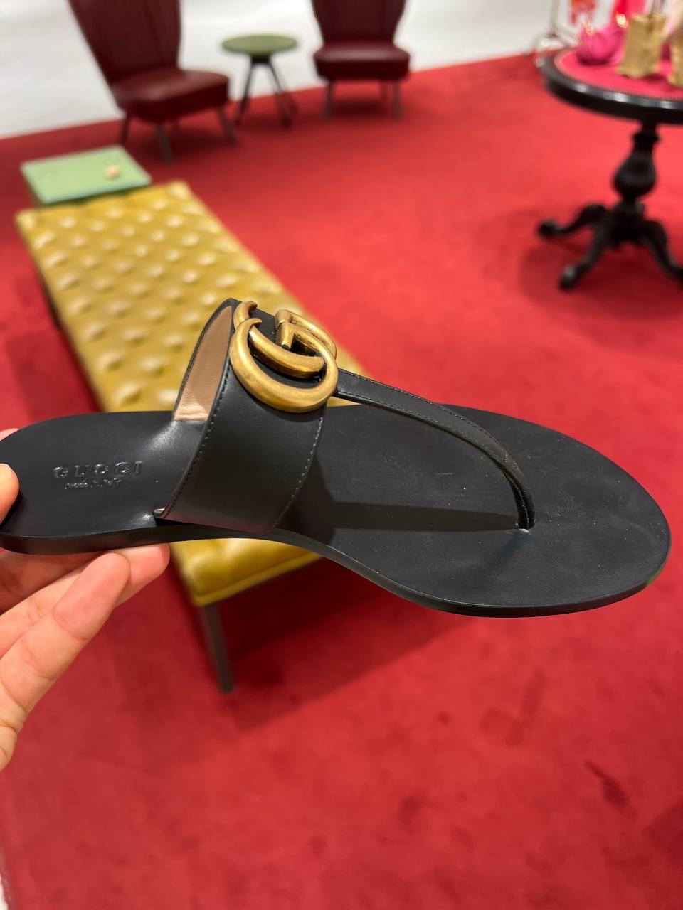 GUCCI Slides side view - Women's luxury Shoes