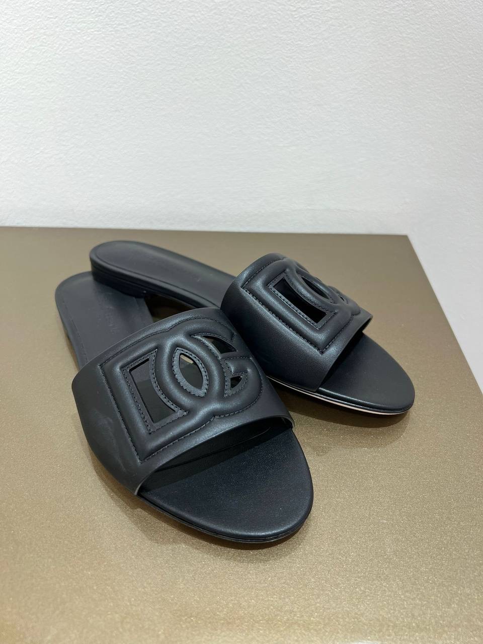 DOLCE & GABBANA Slides side view - Women's luxury Shoes