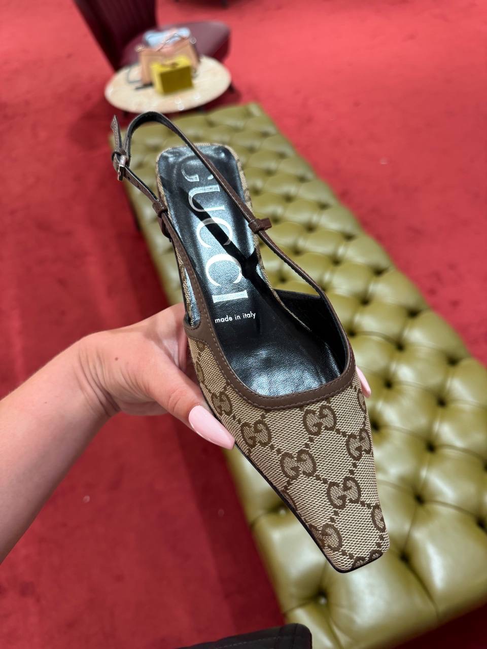 GUCCI Sandals side view - Women's luxury Shoes