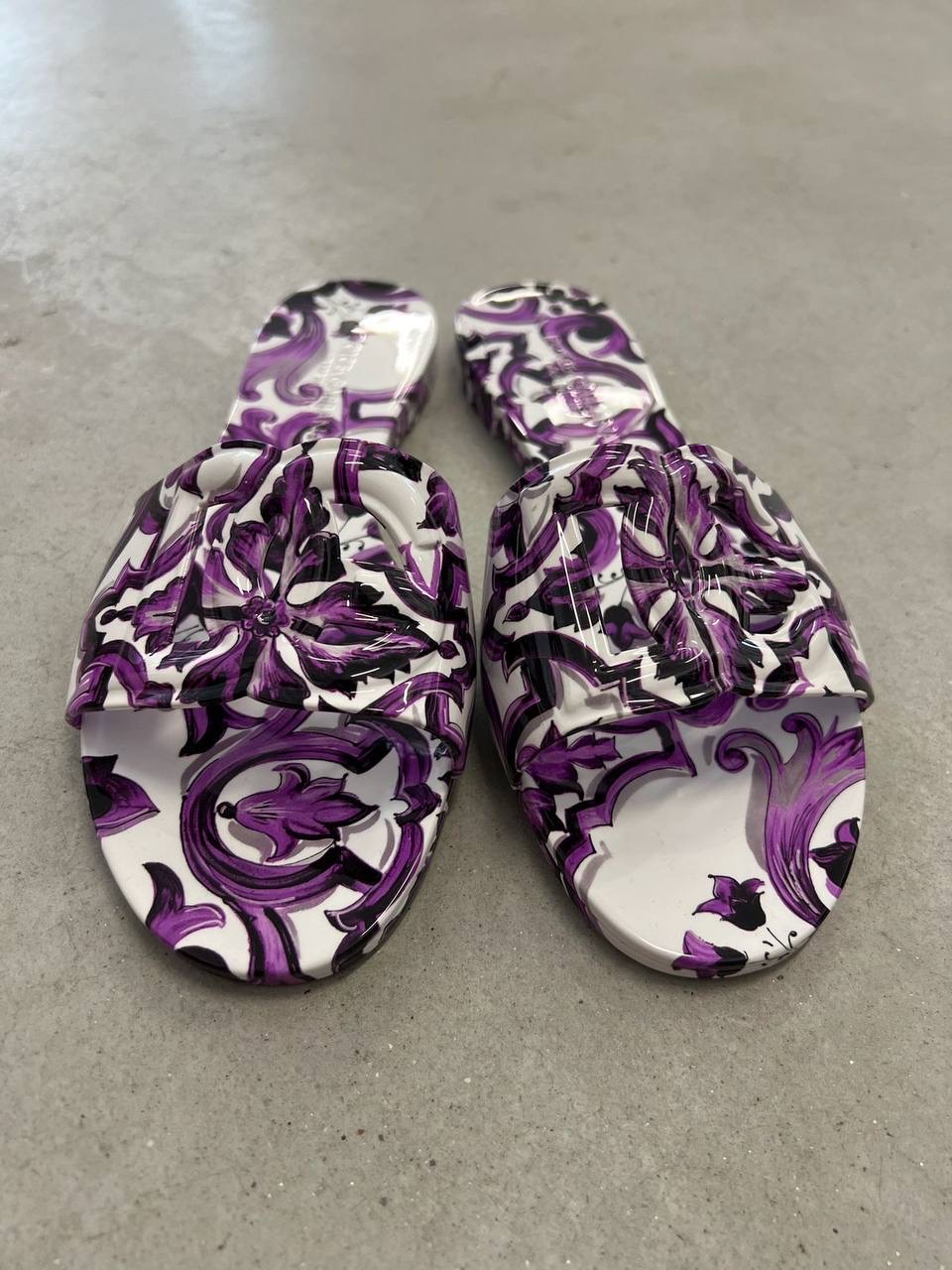 DOLCE & GABBANA Slides side view - Women's luxury Shoes