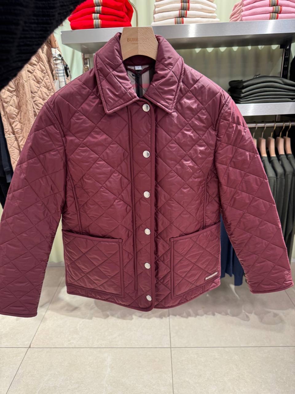 BURBERRY Jackets side view - Women's luxury Clothes