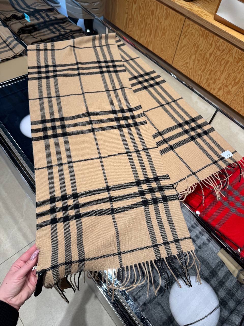 BURBERRY Scarves front view - unisex luxury Accessories