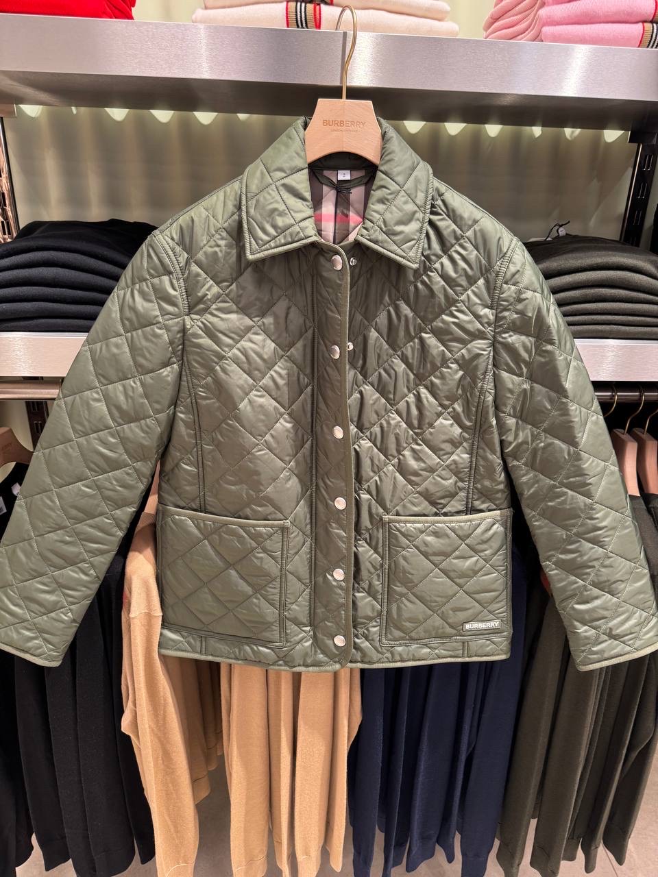 BURBERRY Jackets side view - Women's luxury Clothes