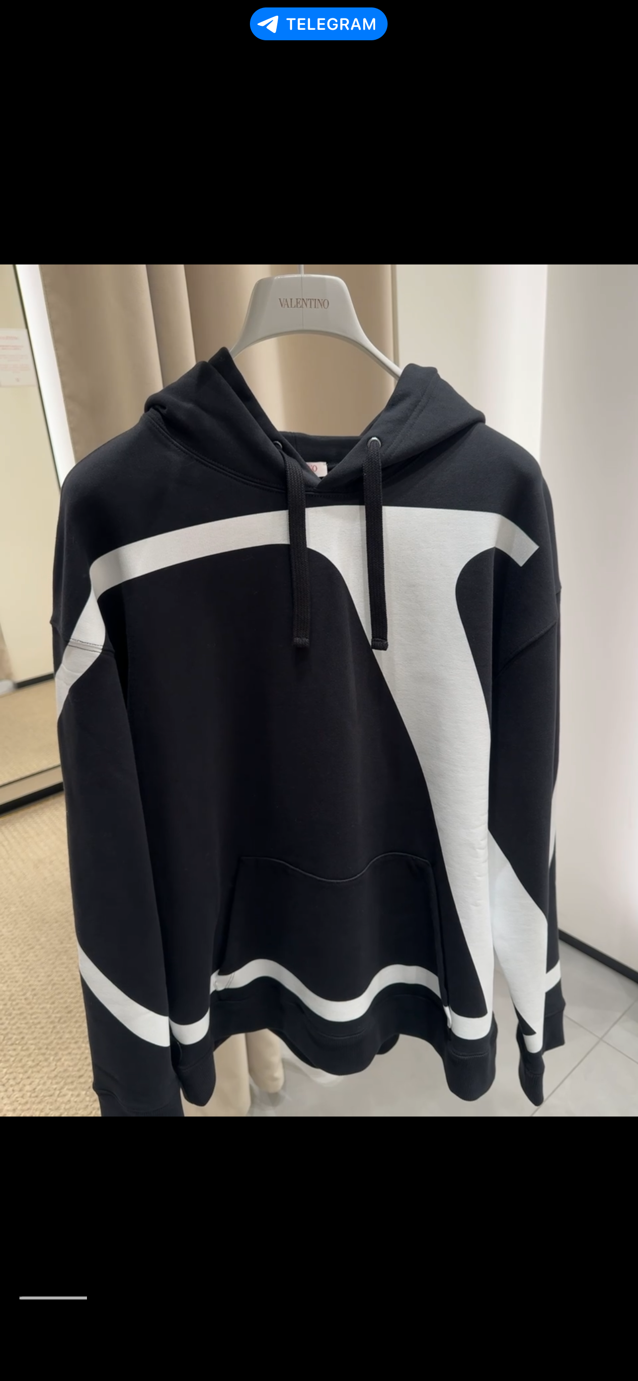 VALENTINO GARAVANI Hoodies front view - Men's luxury Clothes