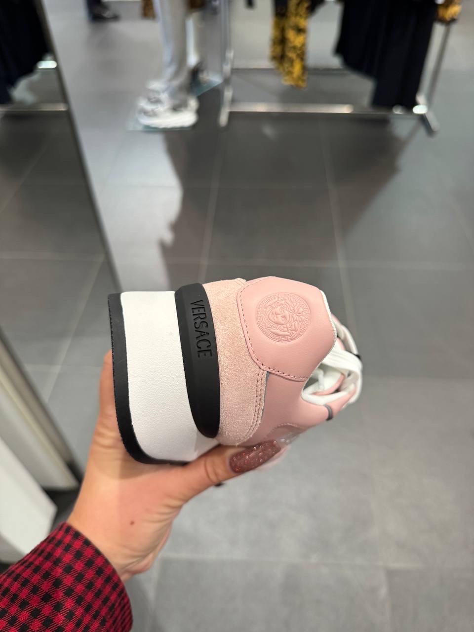 VERSACE Sneakers side view - Women luxury Shoes