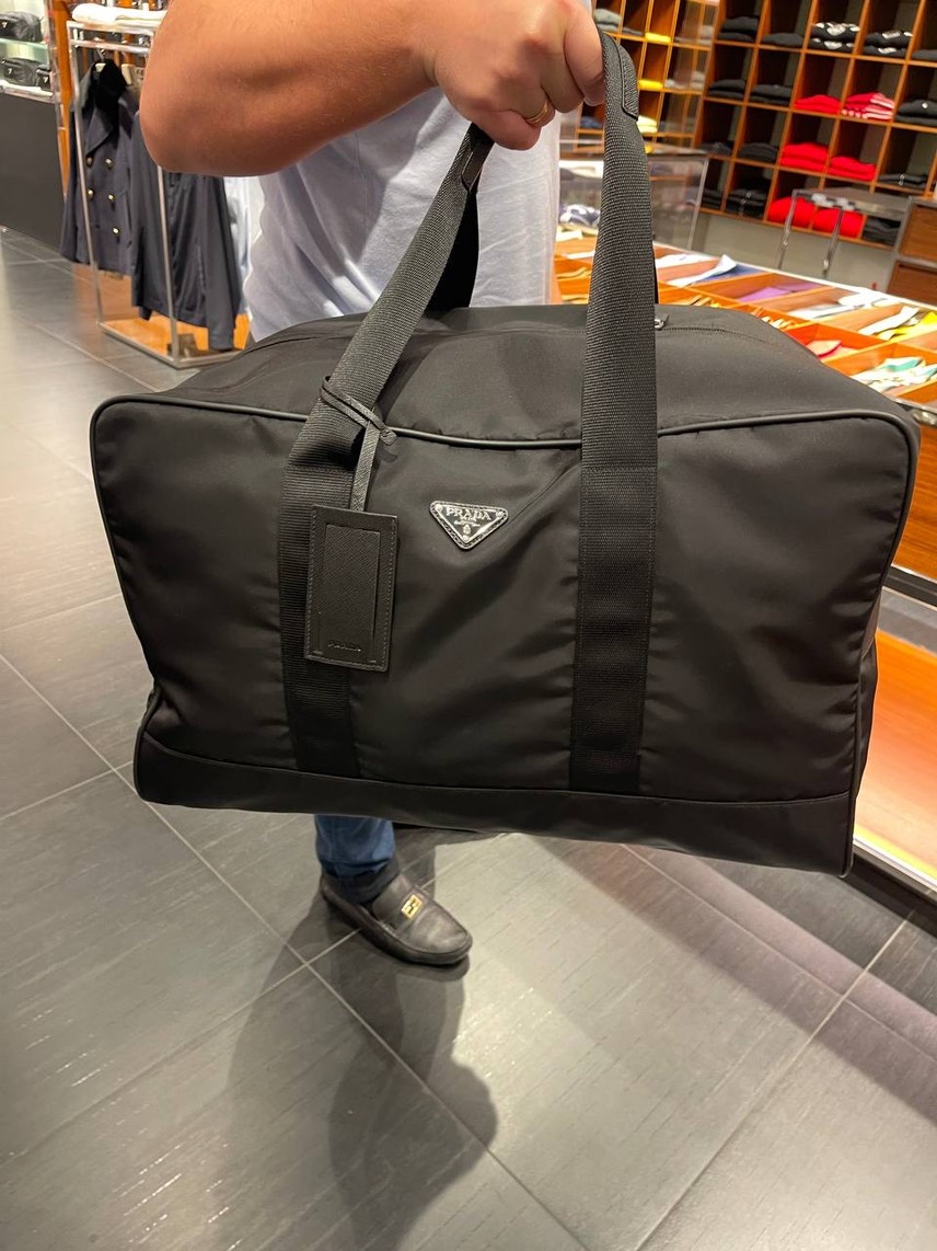 PRADA Travel bags front view - Men's luxury Bags