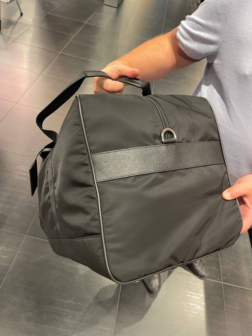 PRADA Travel bags side view - Men's luxury Bags
