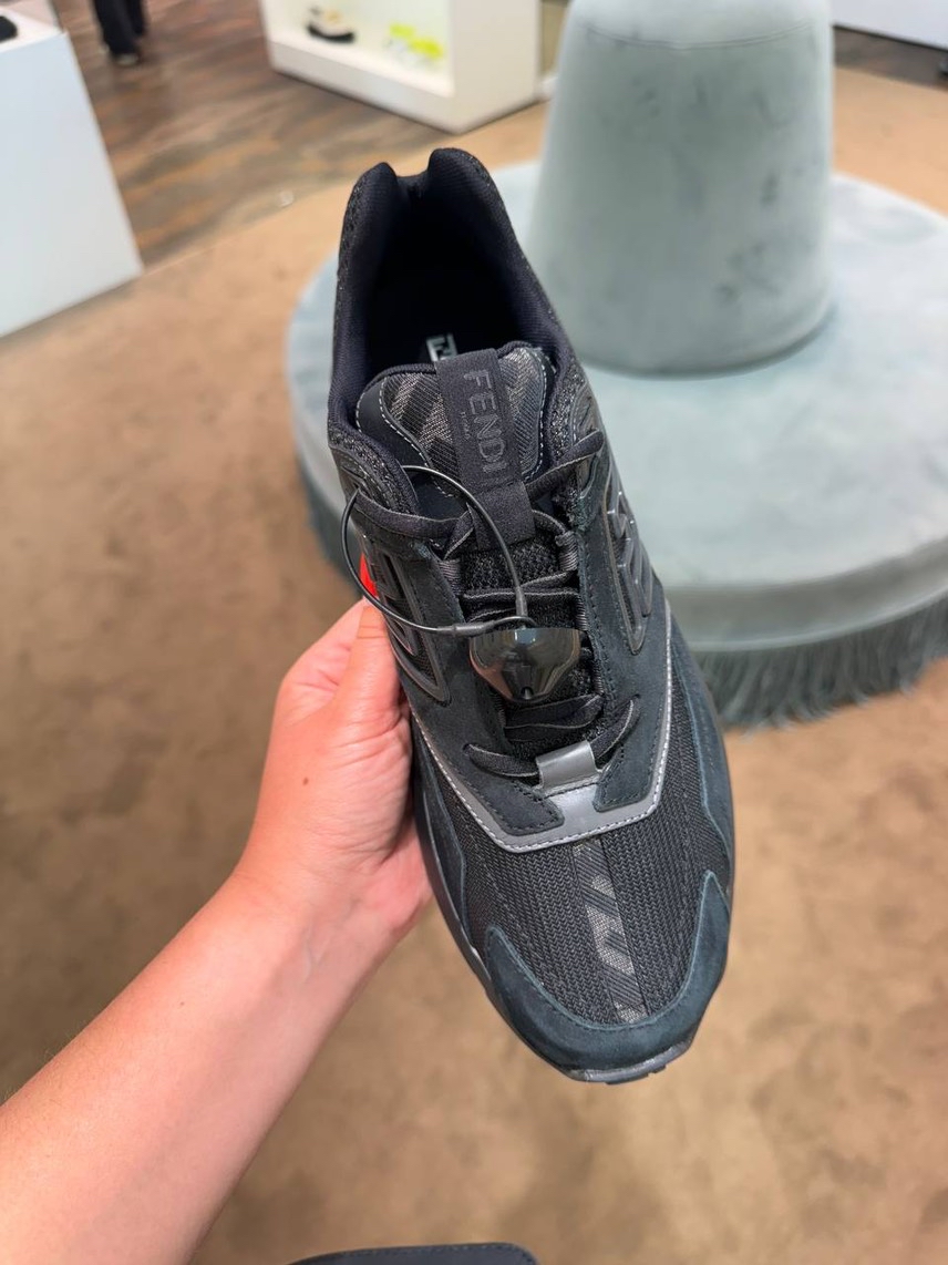 FENDI Sneakers side view - Men's luxury Shoes