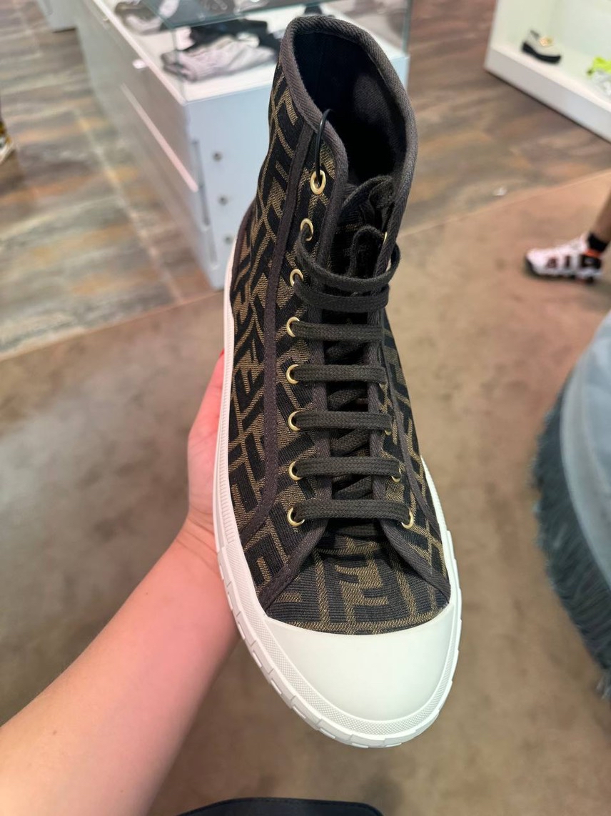 FENDI Sneakers side view - Men's luxury Shoes
