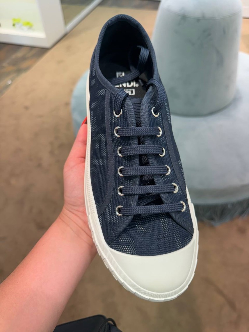 FENDI Sneakers side view - Men's luxury Shoes