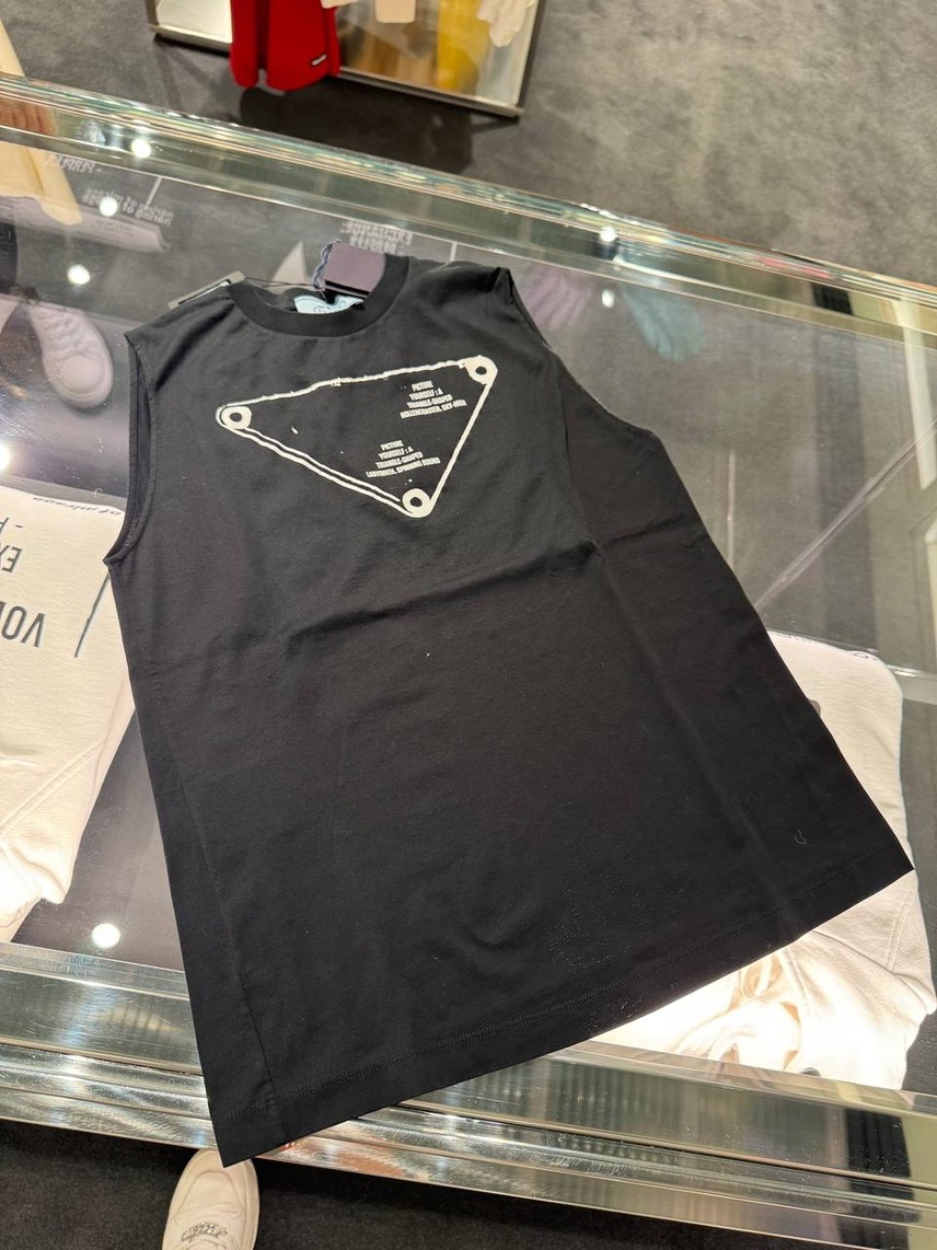 PRADA T-shirt and Polo front view - Women's luxury Clothes