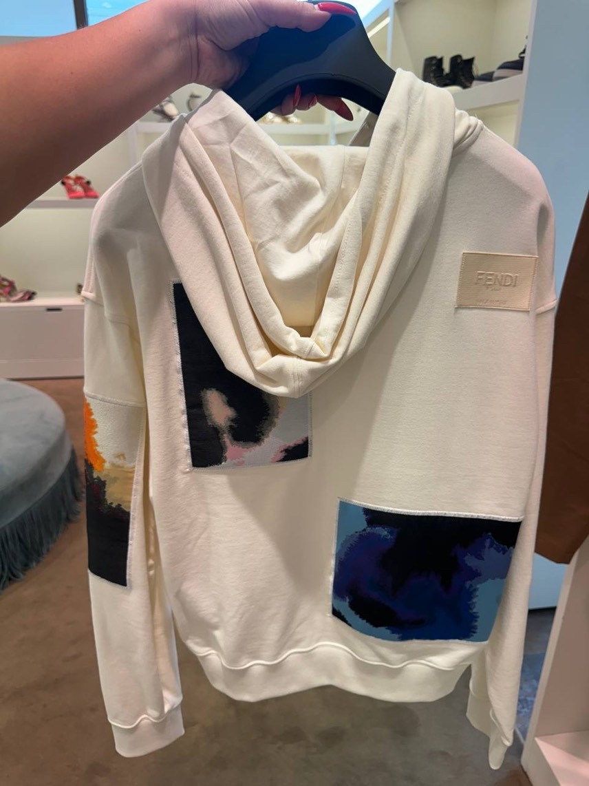 FENDI Hoodies side view - Men's luxury Clothes