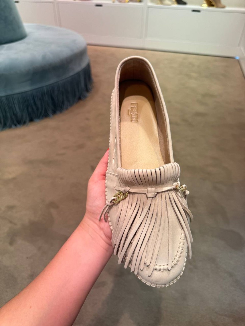 FENDI Moccasins side view - Men's luxury Shoes