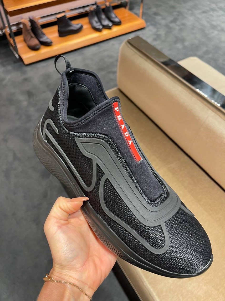 PRADA Sneakers front view - Men's luxury Shoes