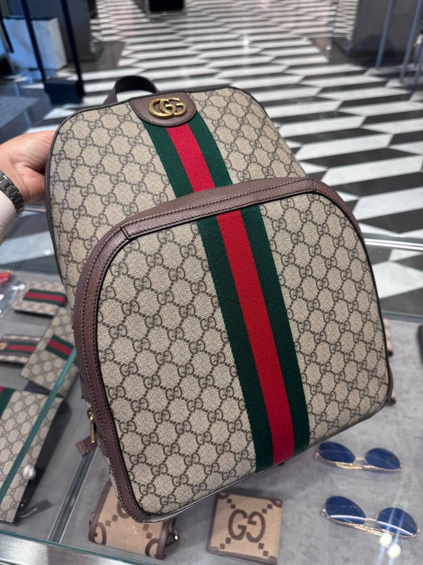 GUCCI Backpack front view - Men's luxury Bags