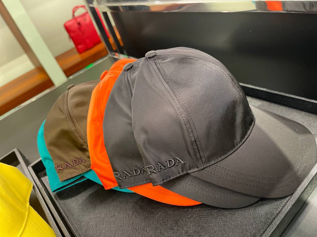 PRADA Caps and Hats side view - Men's luxury Accessories