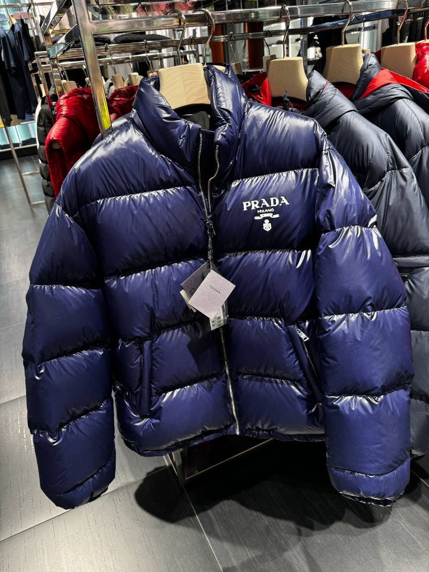 PRADA Down jacket front view - Men's luxury Clothes