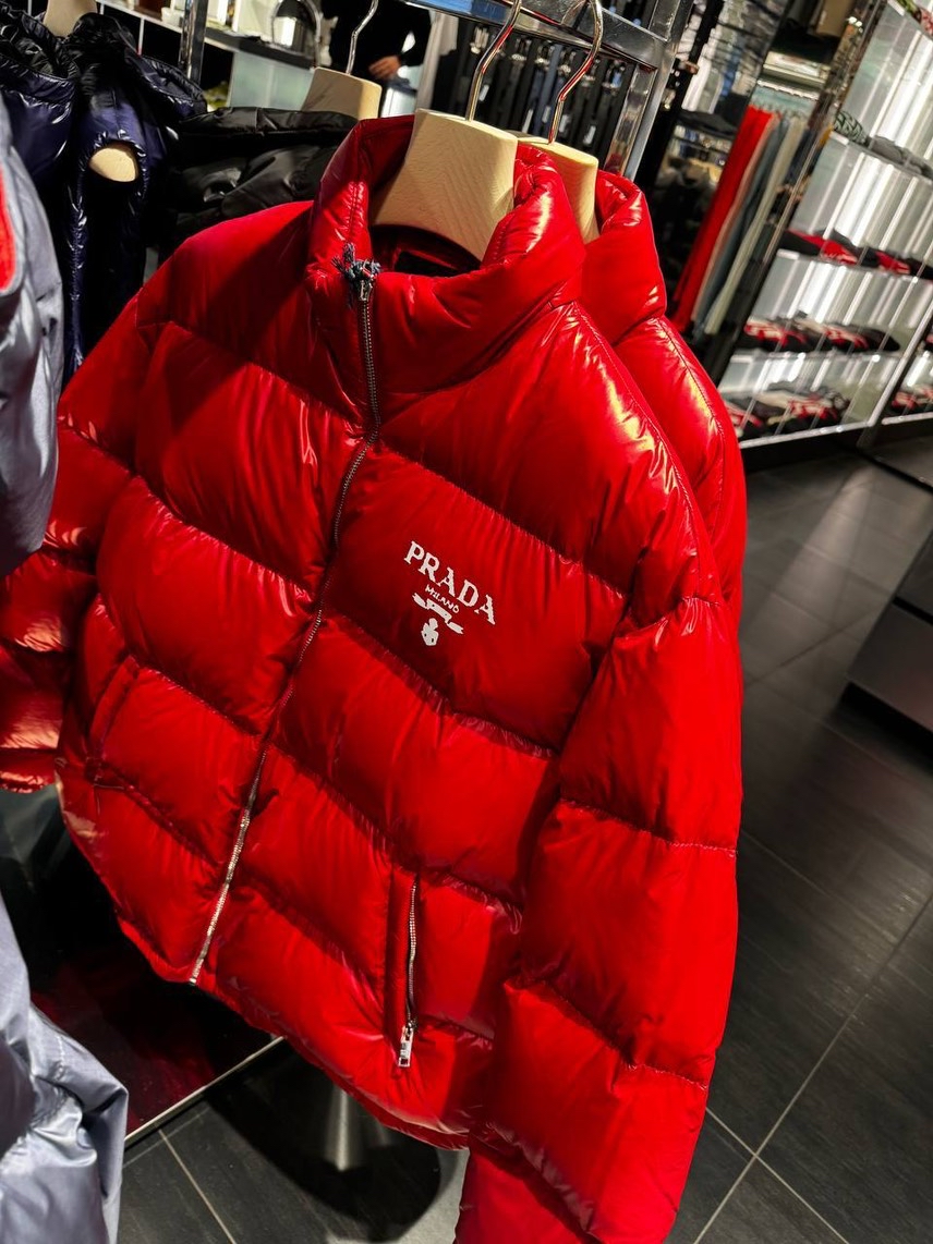 PRADA Down jacket side view - Men's luxury Clothes