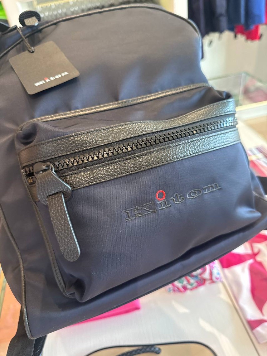 KITON Backpack side view - Men's luxury Bags