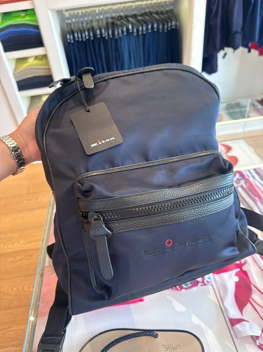 KITON Backpack front view - Men's luxury Bags