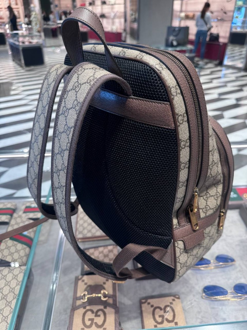 GUCCI Backpack side view - Men's luxury Bags