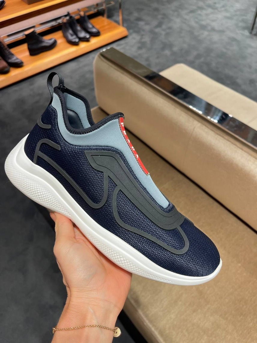 PRADA Sneakers side view - Men's luxury Shoes