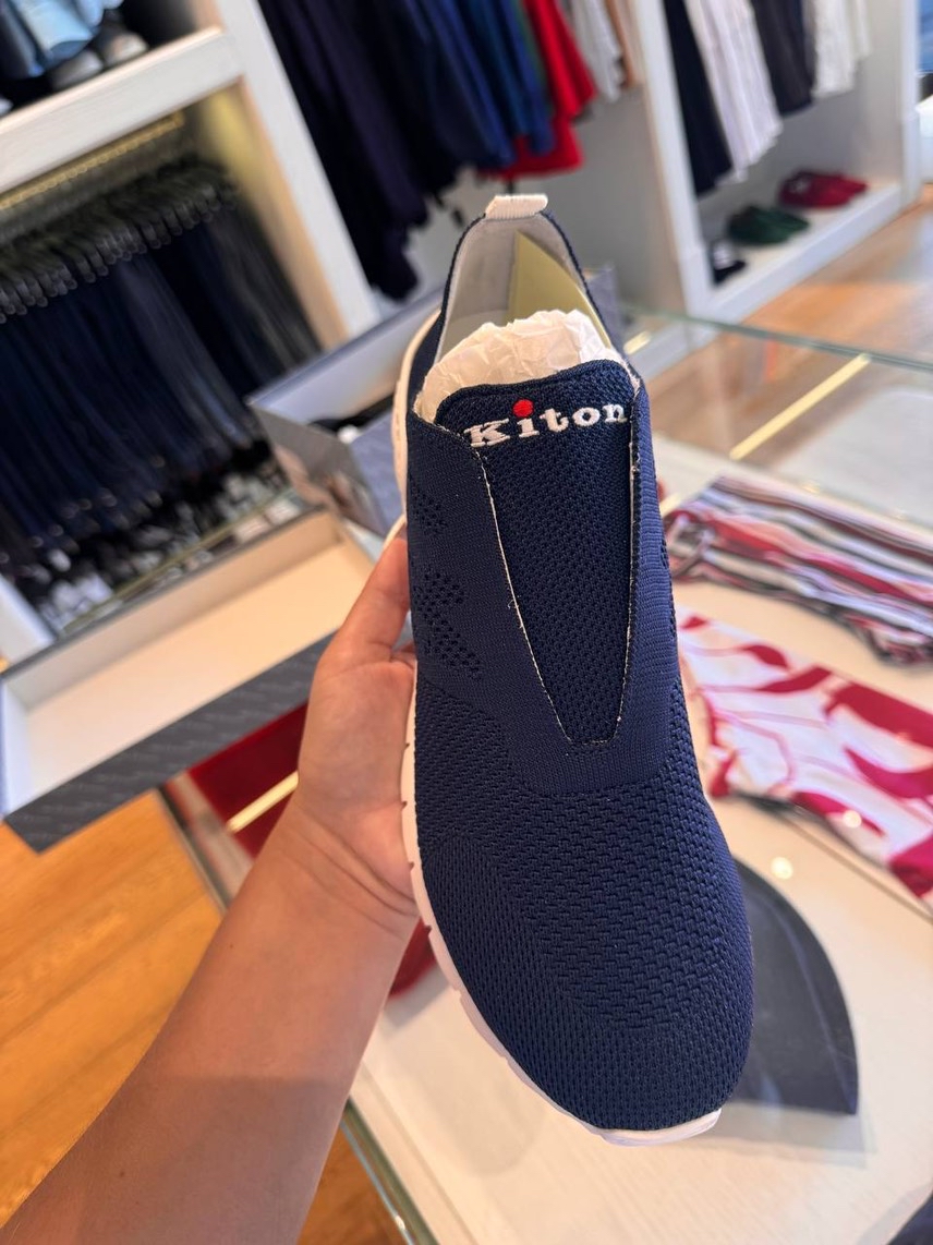 KITON Sneakers side view - Men's luxury Shoes