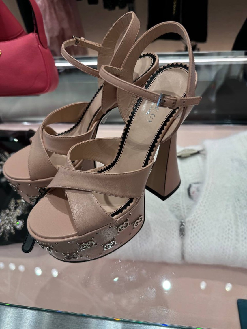 GUCCI Sandals side view - Women's luxury Shoes