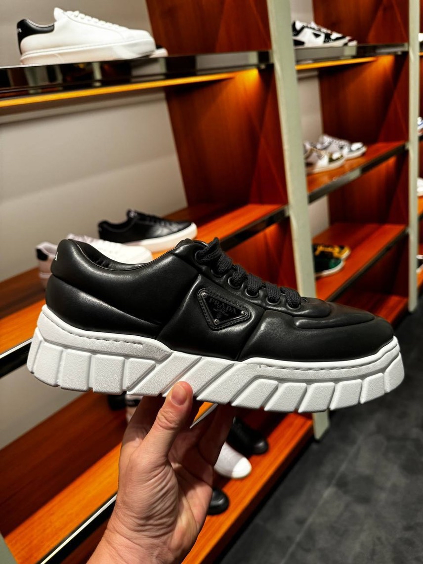 PRADA Sneakers side view - Men's luxury Shoes