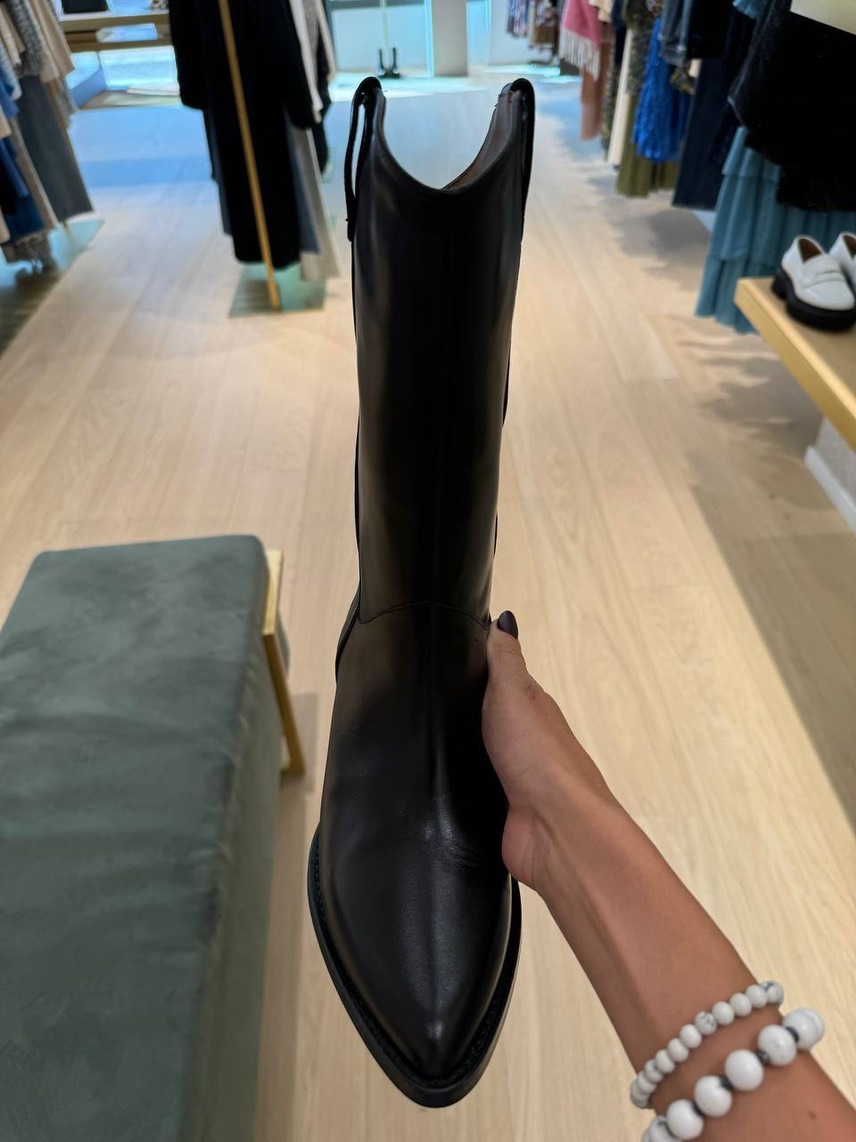 MAJE Boots side view - Women's luxury Shoes