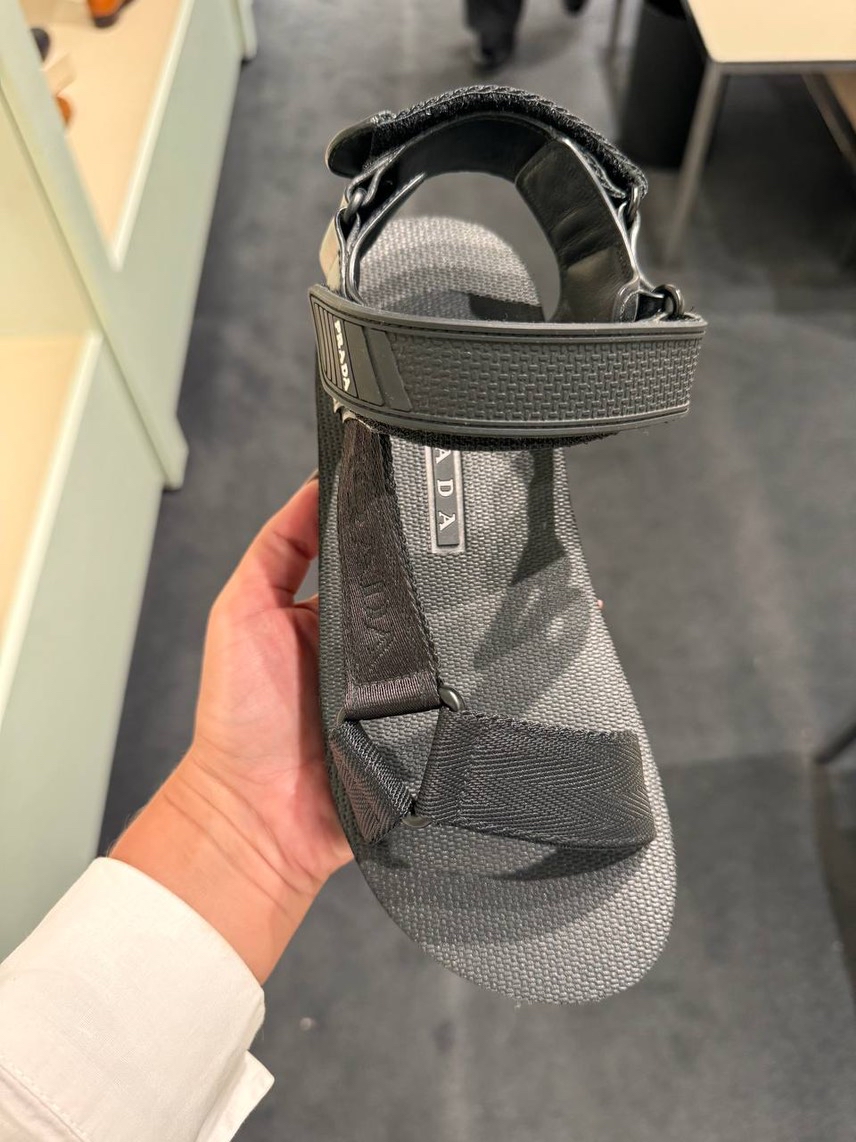 PRADA Sandals side view - Women's luxury Shoes