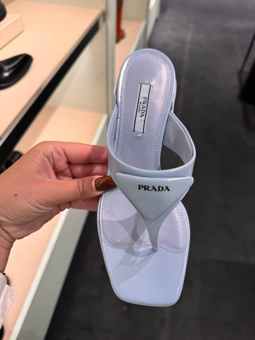 PRADA Sandals side view - Women's luxury Shoes