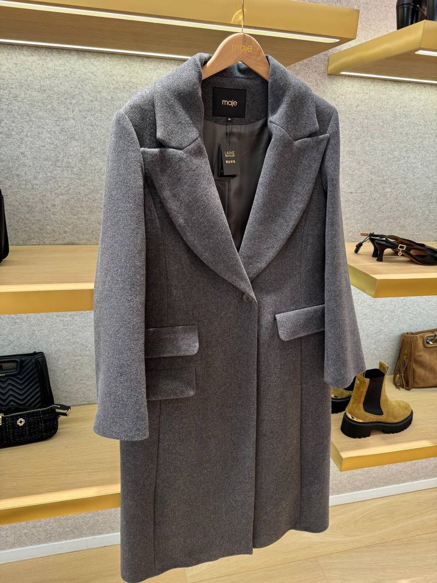 MAJE Coats front view - Women's luxury Clothes