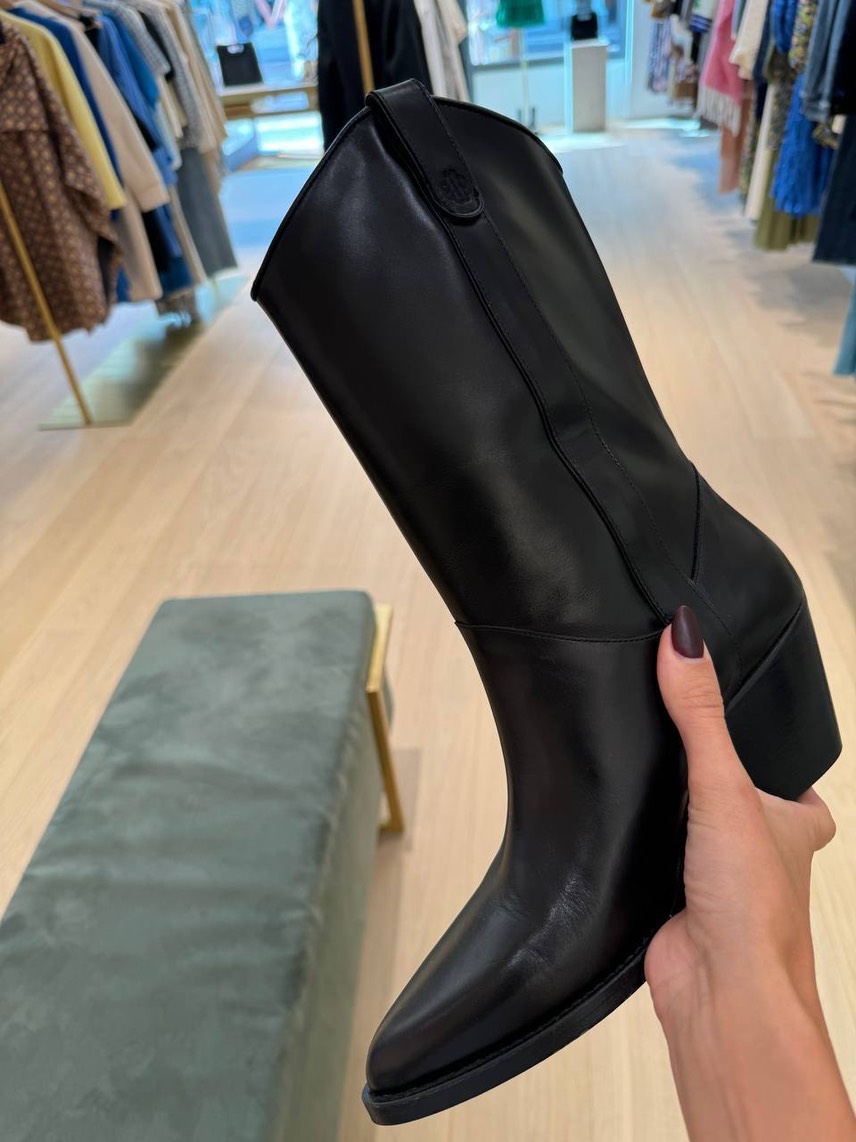 MAJE Boots side view - Women's luxury Shoes
