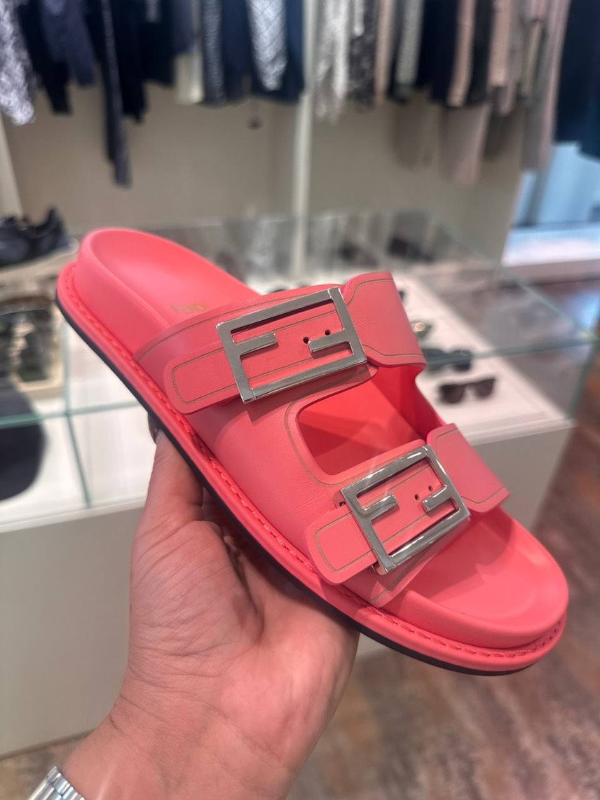 FENDI Slides front view - Women's luxury Shoes
