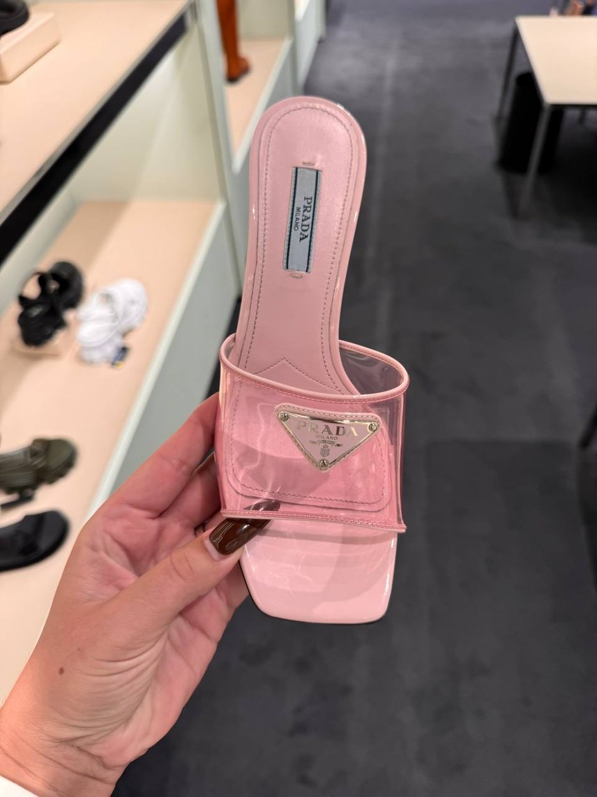 PRADA Sandals side view - Women's luxury Shoes