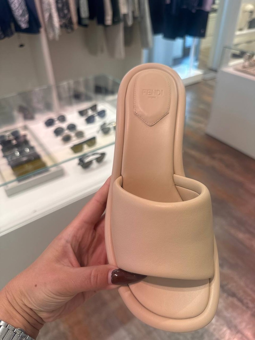 FENDI Sandals side view - Women's luxury Shoes