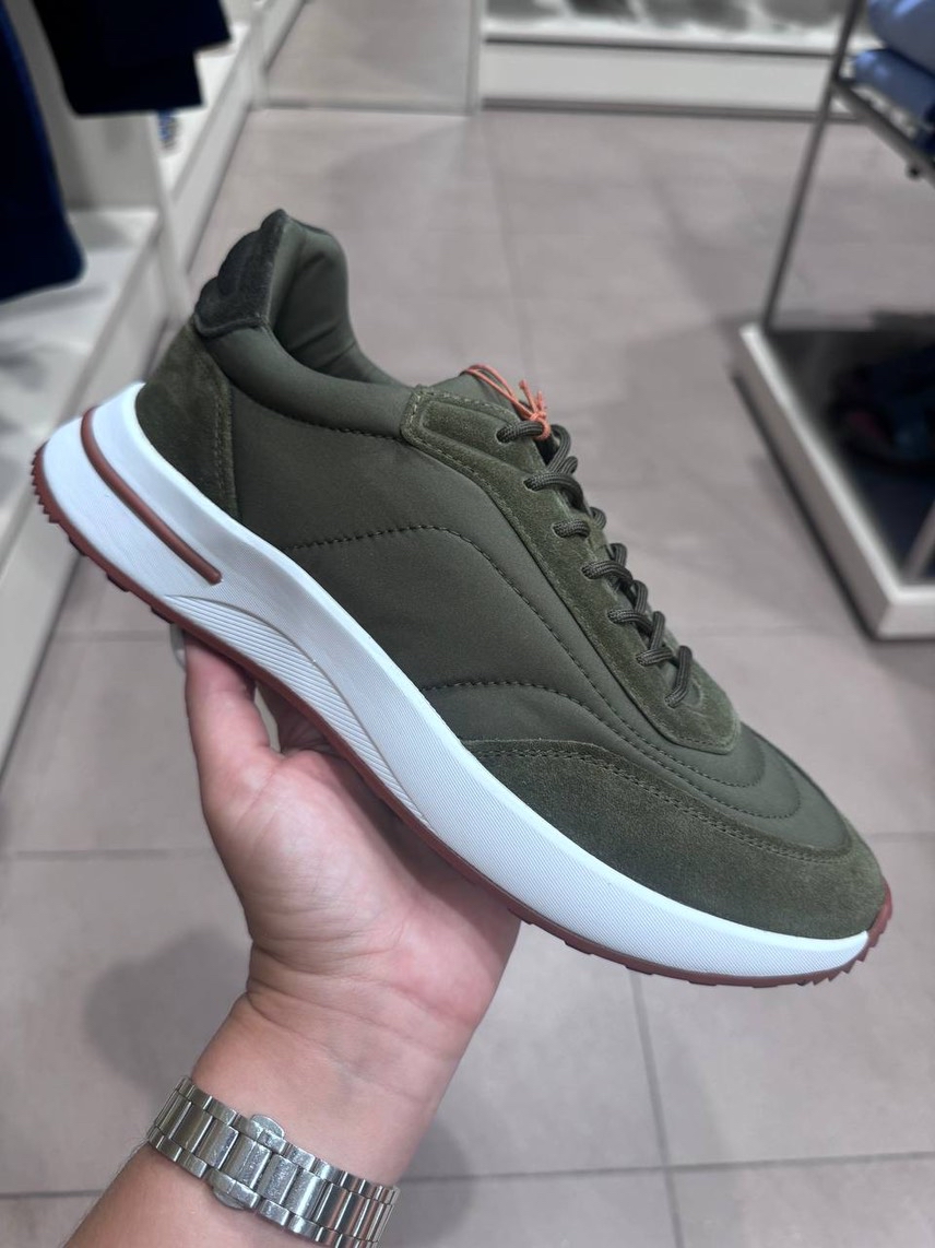 LORO PIANA Sneakers front view - Men's luxury Shoes