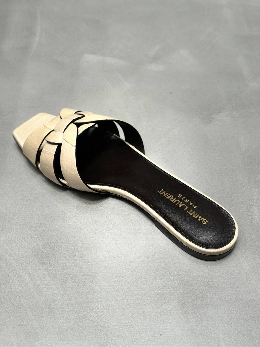 YVES SAINT LAURENT Slides side view - Women's luxury Shoes
