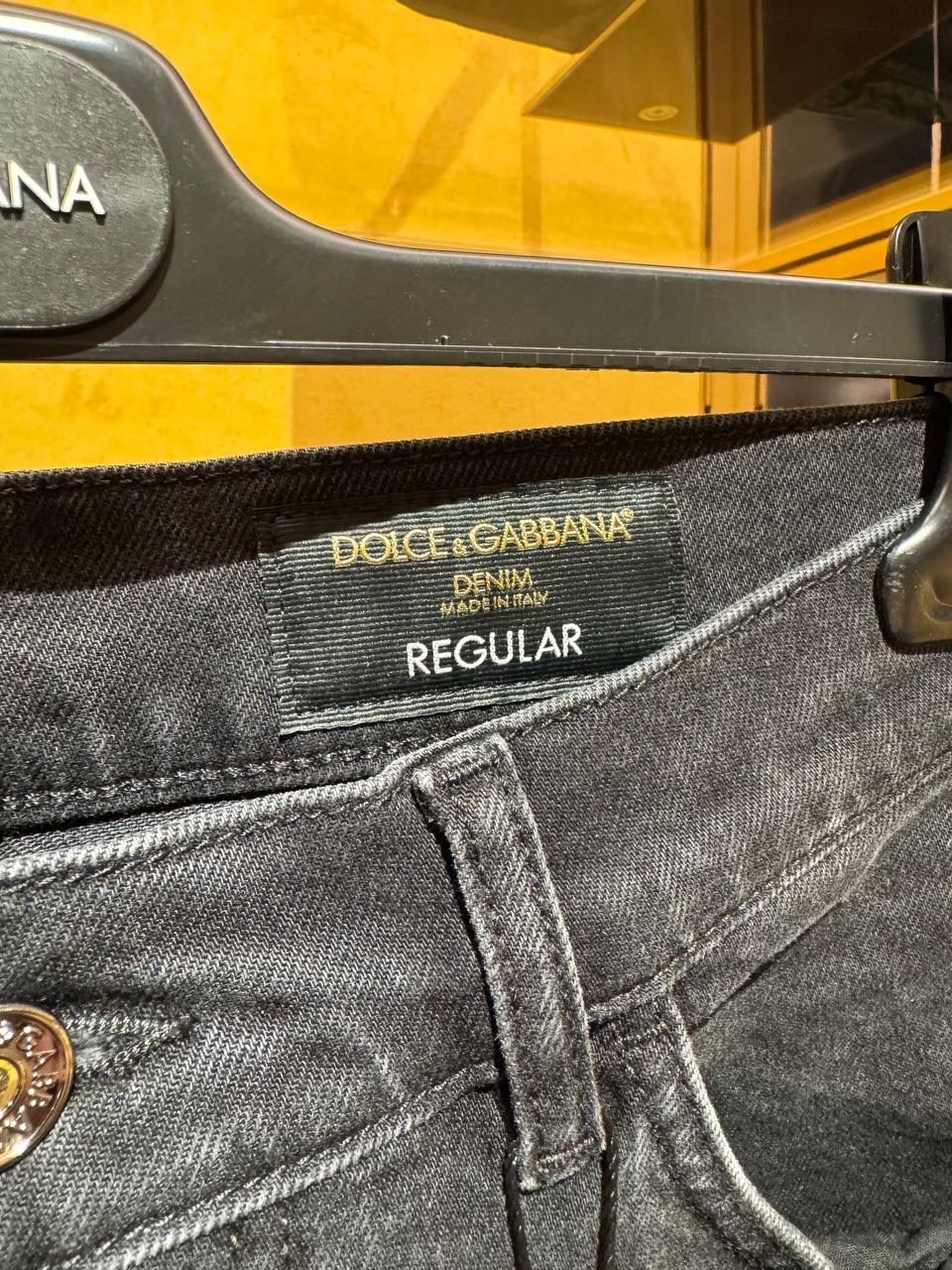 DOLCE & GABBANA Denim side view - Men's luxury Clothes