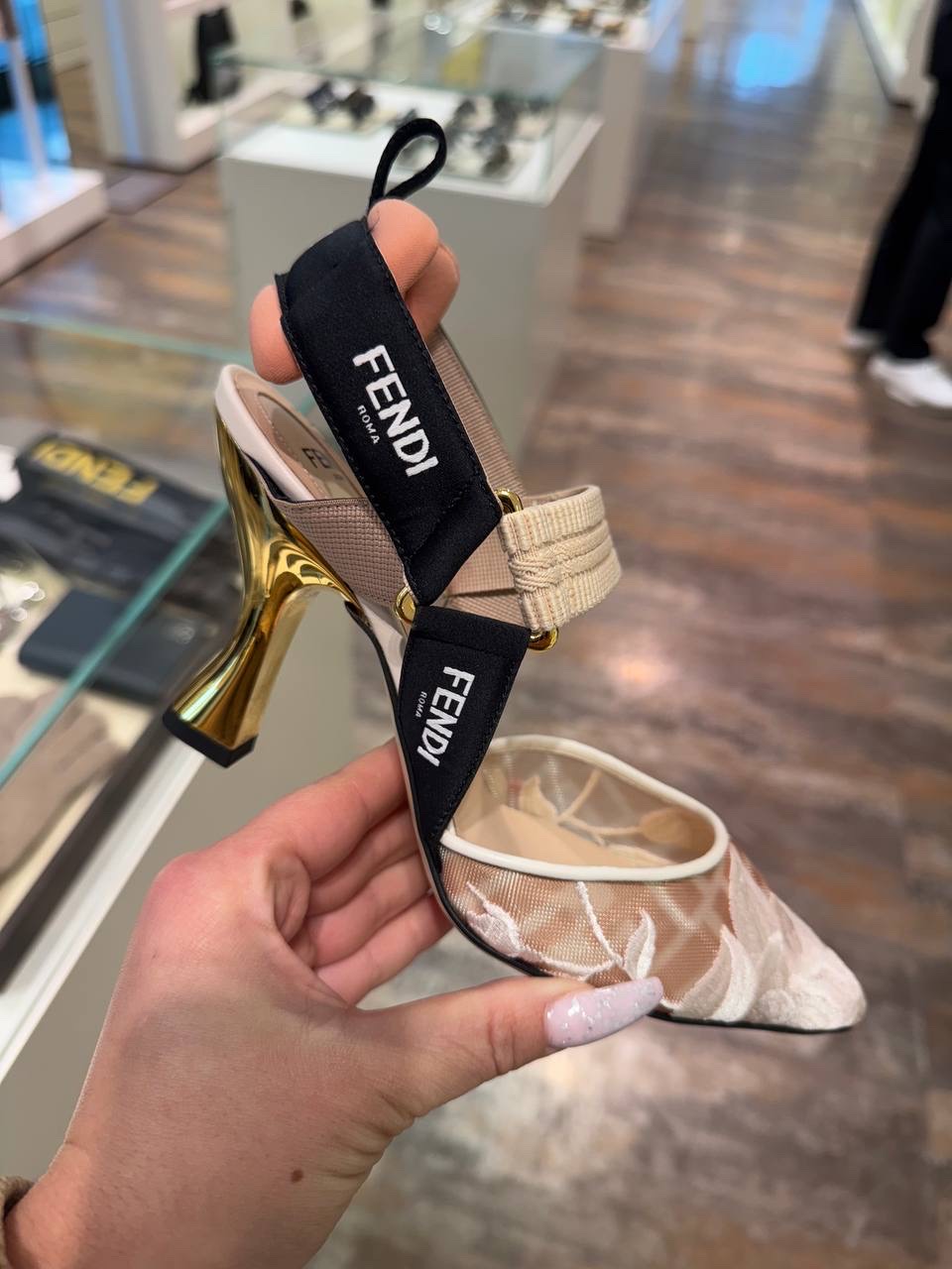 FENDI Sandals front view - Women's luxury Shoes