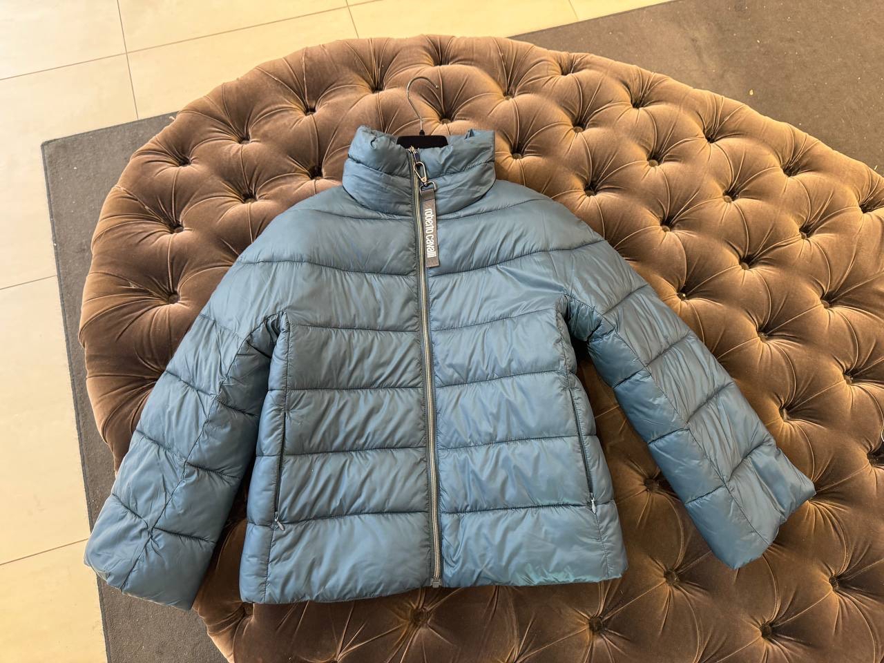 ROBERTO CAVALLI Down jacket front view - Women's luxury Clothes
