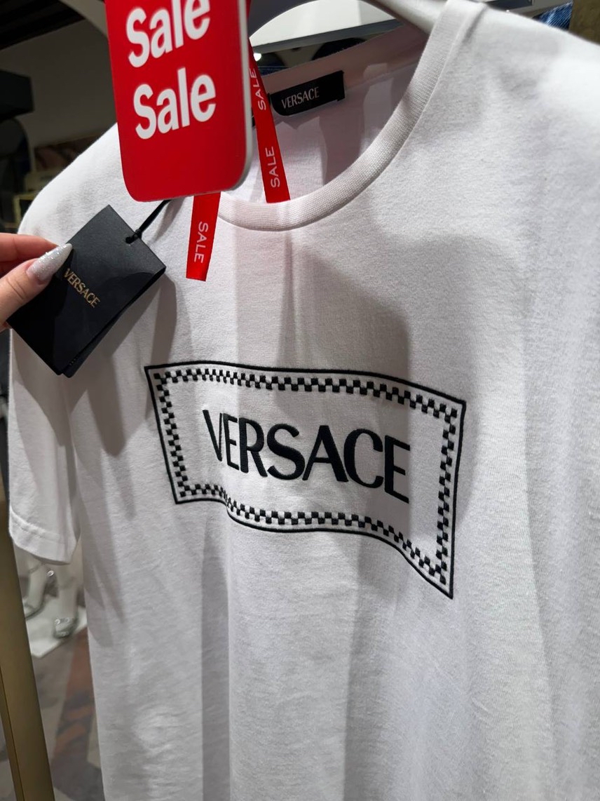 VERSACE T-shirt and Polo side view - Women's luxury Clothes