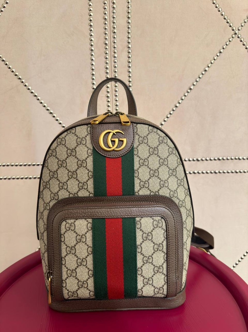 GUCCI Backpack front view - unisex luxury Bags