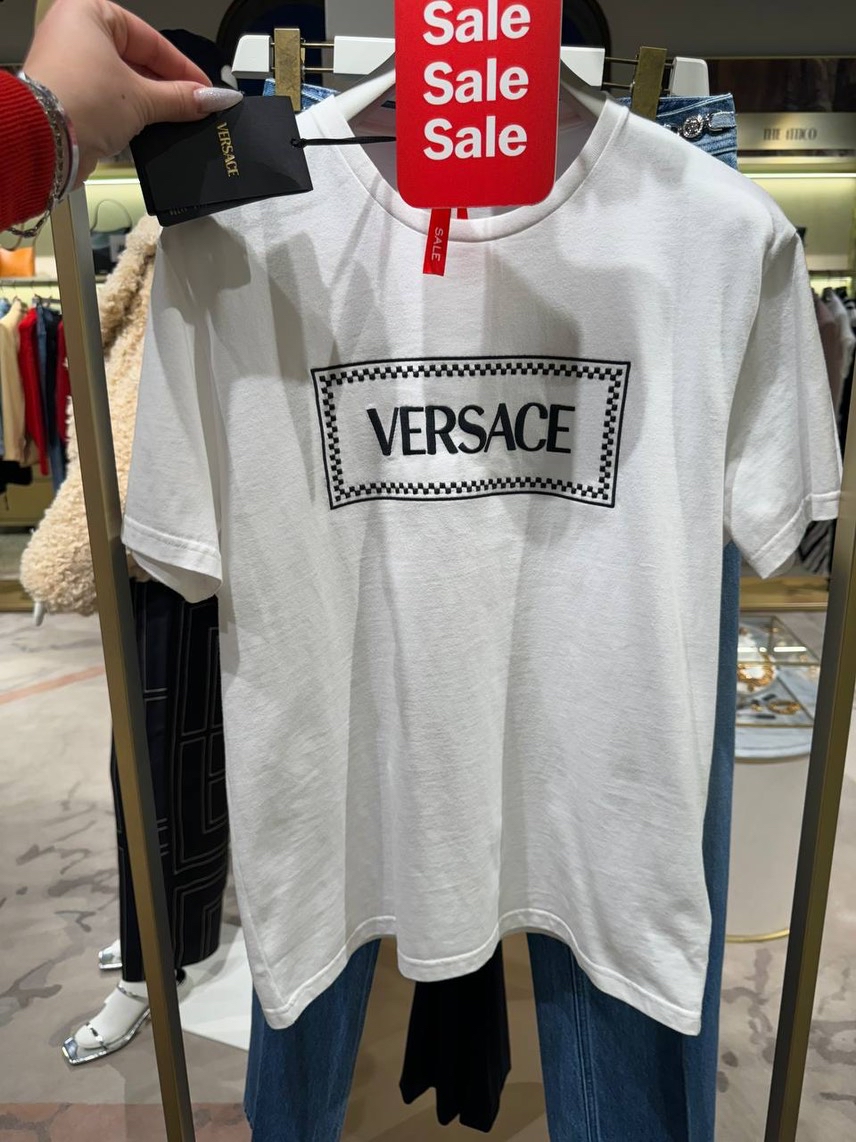 VERSACE T-shirt and Polo front view - Women's luxury Clothes