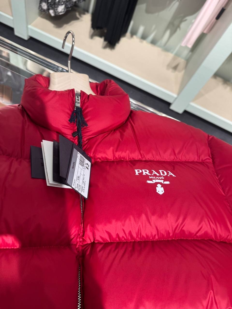 PRADA Down jacket side view - Women's luxury Clothes